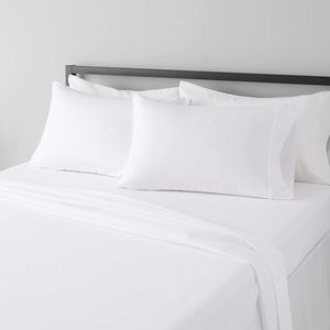 Four piece home <b>bed</b> sheet 120G European style brushed ultra-fine fiber high-<b>end</b> solid color <b>bed</b> sheet wholesale - Product Image 1
