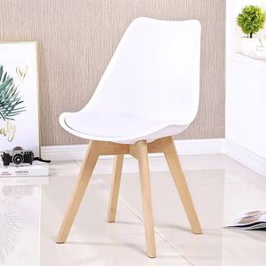 Cheap Price Modern Design Restaurant Furniture Upholstered Leather Wood <b>Legs</b> Plastic <b>Dining</b> <b>Chair</b> for Sale - Product Image 6