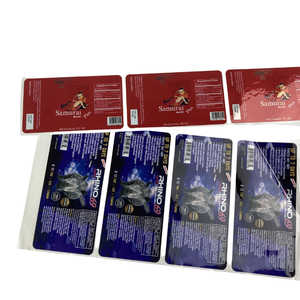 Venta al por mayor producto de salud estampado en caliente etiqueta adhesiva mejora <span class=keywords><strong>sexual</strong></span> masculina Black Bull Royal Honey VIP etiqueta adhesiva de embalaje - Product Image 5