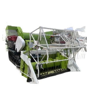 Moissonneuse-batteuse personnalisée pour riz et soja, moissonneuse de céréales multifonctionnelle avec transmission par engrenages, couleur verte - Product Image 5