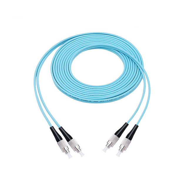 OM3 10G Multi-mode Dual-core FC UPC Optical Fiber Jumper PVC/LSZH 1/3/5m FTTH Network Grade Pigtail