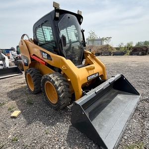 Chargeuse compacte sur pneus CAT 246C à bas prix, matériel de terrassement, chargeuse compacte sur pneus Caterpillar 246C d'occasion avec haute performance, en stock - Product Image 4