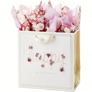 Bolsa de Papel Rígida de Alta Calidad con Logotipo Personalizado y Cinta, Bajo MOQ, Embalaje de Papel para Compras - Product Image 6