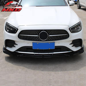 Lèvre de pare-chocs avant pour Benz W213 2021-2023 Classe E Style B Spoiler PP Noir Brillant Haute Qualité Pièces Auto Kit Carrosserie - Product Image 3
