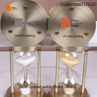 Nouvelle Sortie : Horloge à Sable en Laiton de Haute Qualité, Style Rétro, Métal de Luxe, Pendule, Trois Tailles, Idéale pour la Maison - Ventes Flash