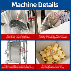 Máquina Empacadora Vertical <span class=keywords><strong>de</strong></span> Doble Cabezal para Papas Fritas, Chips y Cuñas <span class=keywords><strong>de</strong></span> Patata para Venta al por Mayor - Product Image 3