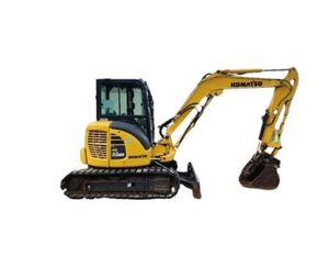 Ventes immédiates : Mini-excavatrice agricole sur chenilles Komatsu PC60 d'occasion de 6 tonnes, micro-excavatrice de ferme d'occasion - Product Image 1