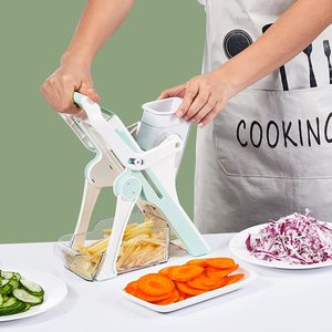 Cortador <span class=keywords><strong>de</strong></span> <span class=keywords><strong>Verduras</strong></span> 5 en 1, Rallador <span class=keywords><strong>de</strong></span> <span class=keywords><strong>Verduras</strong></span> <span class=keywords><strong>y</strong></span> Carne, Picador Manual Multifuncional - Product Image 3