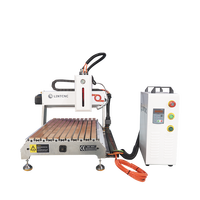 400*600mm cnc pierre routeur machine 4 axes 500w 800w 3d laser sculpture sur bois pour bois mousse eps moule à vendre en Chine