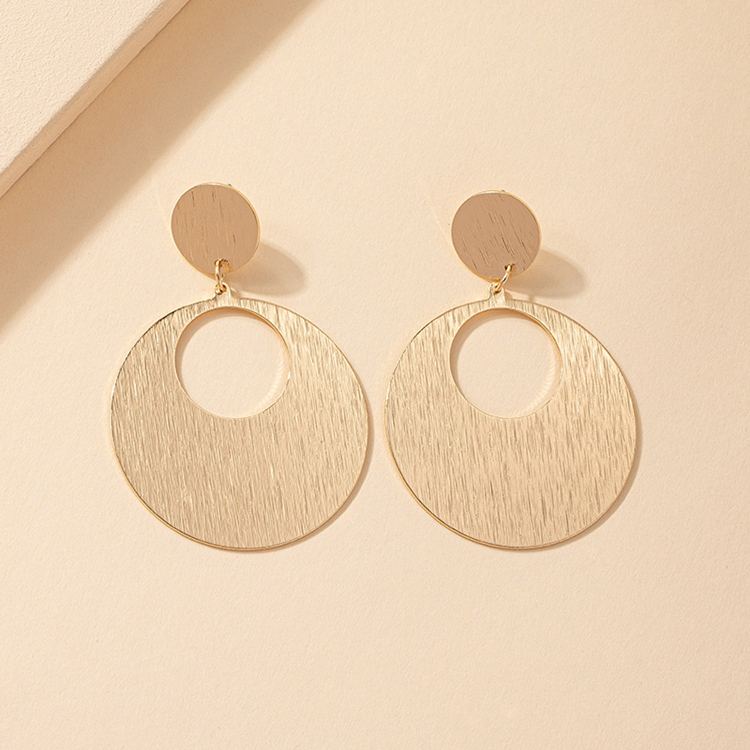 JLD-70 Wholesale Women Fashion Big Ear Jewelry Simple Gold
