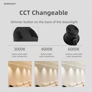 Plafonnier 8W SAA 3CCT ip44 étanche Anti-éblouissement encastré dimmableTrimless <span class=keywords><strong>Spot</strong></span> Down light Room Lights COB LED Downlight lampe - Product Image 4
