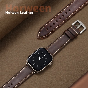 Horweenレザーストラップ10世代手作りレザー対応時計バンドIwatchシリーズ9 8 7 6se用 - Product Image 4