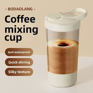 Gobelet mélangeur/agitateur électrique portable en gros, alimenté par USB/batterie, pour café, lait en poudre, protéines en poudre et autres mélanges - Product Image 1