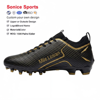 Chaussures de football américaines sur mesure, chaussures de football américain fabriquées en Fujian, chaussures de football américaines professionnelles