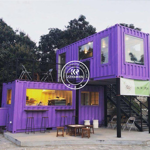ร้านอาหารสำเร็จรูปแบบโมดูลาร์ คอนเทนเนอร์ ฟาสต์ฟู้ด ปี 2025 ขนาด 20 ฟุต 40 ฟุต โครงสร้างเหล็ก คอนเทนเนอร์ คาเฟ่ ครัว ร้านอาหาร - Product Image 2