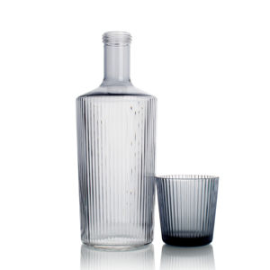 סט כלי זכוכית בורוסיליקט צבועים בוודקה ג 'ין ברנדי בקבוק זכוכית וויסקי 750 מ "ל wih בר הפקק העליון - Product Image 1