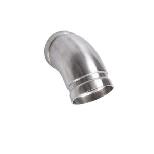Acier inoxydable 304/316 personnalisé <span class=keywords><strong>45</strong></span> °   <span class=keywords><strong>Coude</strong></span> à rainures - Raccord de tuyauterie de haute qualité pour une installation facile - Product Image 4