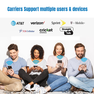 Điện thoại di động tín hiệu tăng cường 6000 SQ ft 68dB đạt được 4 ăng-ten bên ngoài hỗ trợ 5G 4G LTE 3G cho dân cư kinh doanh nông thôn sử dụng - Product Image 3