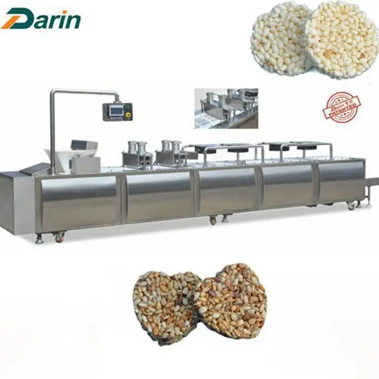 Sıcak satış otomatik tahıl bar aperatif yiyecek presleme ve kesme makinesi soğuk pres makinesi protein bar