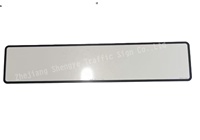 Placa de matrícula de coche de doble capa, decorativa, en relieve europeo, de fábrica, en blanco