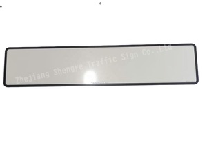 Placa <span class=keywords><strong>de</strong></span> matrícula <span class=keywords><strong>de</strong></span> <span class=keywords><strong>coche</strong></span> <span class=keywords><strong>de</strong></span> doble capa, decorativa, en relieve europeo, <span class=keywords><strong>de</strong></span> fábrica, en blanco - Product Image 2