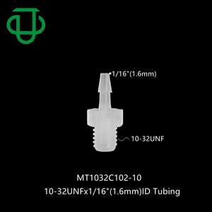 High Quality PP-Nylon Plastic 10-32UNF External Thread Straight <b>Rubber</b> <b>Hose</b> Pagoda Connector Other Connectors for Wholesale - Product Image 5