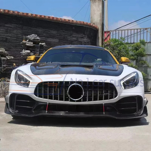 Kit de Carrocería Delantera de Fibra de Carbono Estilo <span class=keywords><strong>AMG</strong></span> GT <span class=keywords><strong>GTC</strong></span> GTS GTR Pro de Alta Calidad - Product Image 5