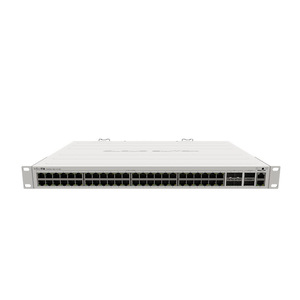 Commutateur PoE MikroTik Cloud Smart CRS354-48P-4S+2Q+RM, nouveau, empilable, avec fonction SNMP et QoS pour réseaux d'entreprise et stockage NAS CRS354-4 - Product Image 1
