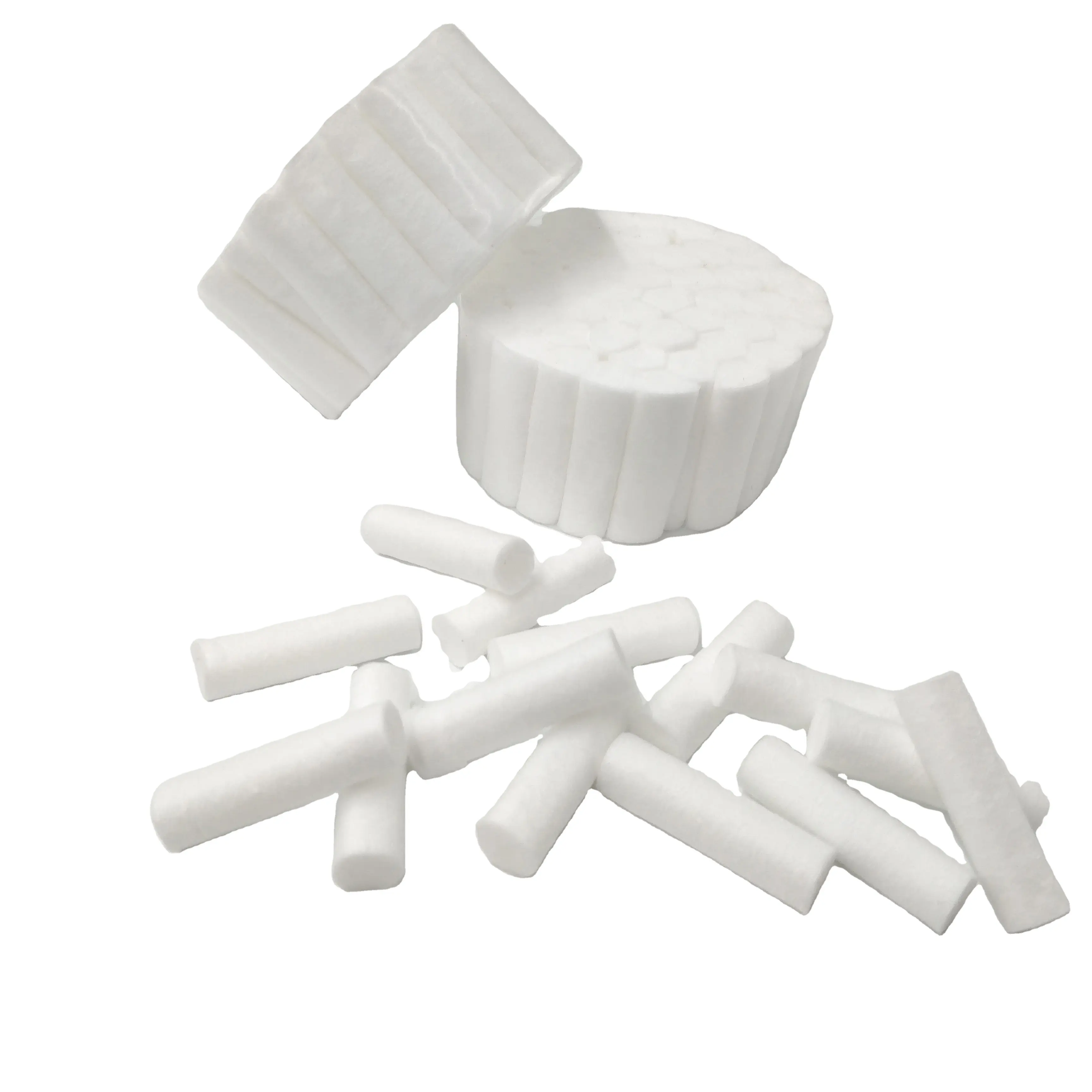 Dental medical consumable products absorbent Cotton Roll 10 x38mm with OEM brand