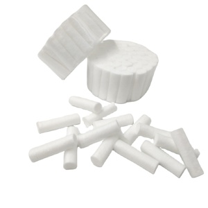 Rotolo di cotone assorbente di prodotti di consumo medico dentale 10x38mm con marchio OEM - Product Image 1