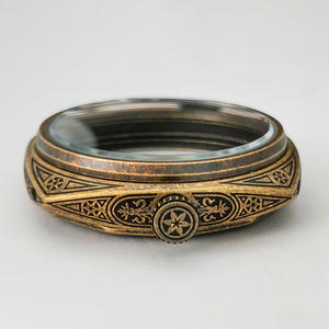 Boîtier de montre gravé en bronze galvanisé d'acier inoxydable de 45MM pour le mouvement ETA6497 6498 3600 - Product Image 5