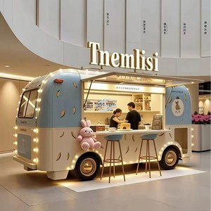 Customized Mobile Dining Car Full Kitchen Equipment With Seating Area Mobile Food Truck For Street Vendors - Product Image 4