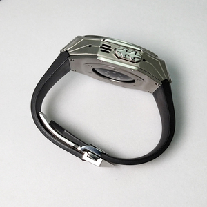 Para IWatch 49MM titanio <span class=keywords><strong>ultra</strong></span> funda flúor goma correa <span class=keywords><strong>de</strong></span> reloj chapado en oro Real hombre reloj modificación caso dirigido Alemania - Product Image 5