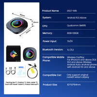 PlayAiBox Android 15 Système CarPlay Ai Box Qualcomm 6115 Mirrolink & Écran Partagé 8+128 Go Prise en Charge du Téléchargement d'Applications pour Voitures OEM avec CarPlay