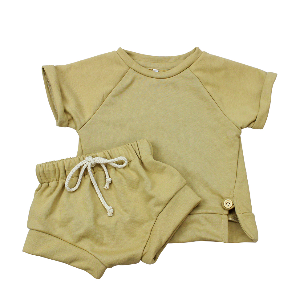 2021 бутик изготовленным на заказ логосом, летний комплект из 2 предметов; Мягкая махровая из махровой ткани для мальчиков; Комплект одежды для мальчиков