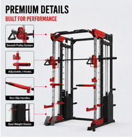 Machine de système de poulie double réglable de croisement de câble d'entraîneur d'équipement de forme physique multifonctionnel de gymnase commercial