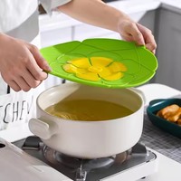 Silicone anti-déversement bouchon bouillir sur sauvegarde Silicone micro-ondes éclaboussures casserole Pot couverture Silicone déversement bouchon couvercle couvercle