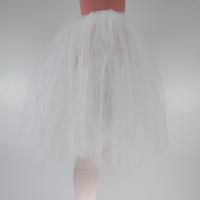 Tutu de ballet romantique en nylon à 2 couches avec détection par aiguille pour l'entraînement des femmes adultes