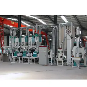 Industrial maize corn flour mill plant corn grits making machine semolina processing machine