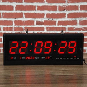 Electronic <strong>Digital</strong> Led Calendar Wall <strong>Clock</strong> with Temperature Date <strong>Day</strong> LED Calendar for Wall - Product Image 5