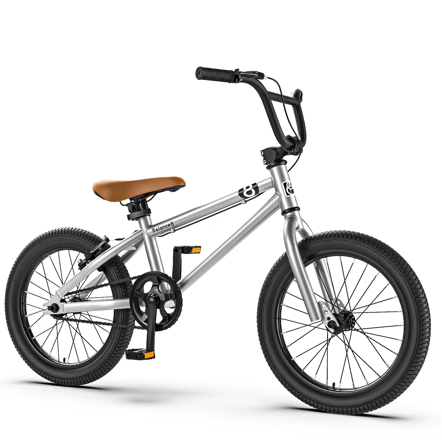 BMX kids Ride mountain bikes single speed fashion model 16 20 inch bicycle high carbon steel frame red silver with cheap price