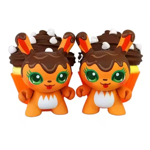 Figurine d'action en vinyle anime mignonne personnalisée, figurine décorative, mini figurines, jouet en boîte mystère, figurines d'action en PVC personnalisées - Product Image 3