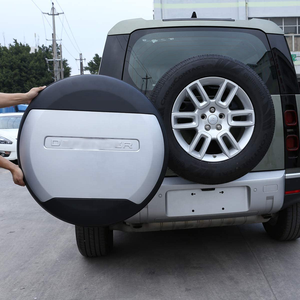 Cubierta protectora de neumáticos de repuesto para coche <span class=keywords><strong>Land</strong></span> <span class=keywords><strong>Rover</strong></span> <span class=keywords><strong>Defender</strong></span>, accesorios de Exterior para automóvil, con logotipo, 110, 2020 - Product Image 4