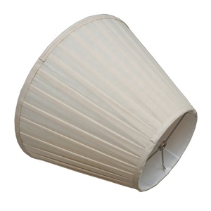 Modernes Design Soft Back Plissee Stoff Lampen schirm Handmade Cotton Indoor Cover Großhandel Verfügbar keit - Product Image 2