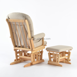Meubles de chambre d'enfant, base en bois, tissu rembourré, fauteuil à bascule pour salon et chambre d'enfant - Product Image 4