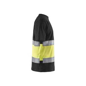 BLAKLADER-Camiseta Hi-Vis 338710309933S Negro/Amarillo-EAN 7330509524404 ROPA DE TRABAJO DE LA HI-VIS - Product Image 4