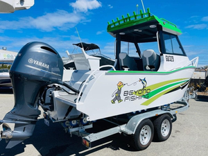 Barco de Aluminio Sea King para Aguas Agitadas, Embarcación de 21 pies, Yate Blanco, Embarcación para Deportes Acuáticos, Cabina Abierta con Precio Económico - Product Image 2