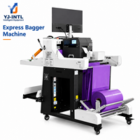 Máquina de Embalaje de Alta Precisión, Totalmente Automática, de Alta Velocidad, para Bolsas de Polietileno de Grado Alimenticio, Bolsas de Mensajería Express, Cajas y Cartones, Motorizada, para Ropa