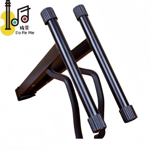 حامل جيتار أسود لمحبي الجيتار للتدريب في الخارج وتعليم الطلاب، حامل متين وثابت للبيع - Product Image 2