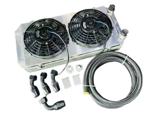 Full Size Verscholen Aluminium <span class=keywords><strong>Radiator</strong></span> Geschikt Voor Honda Acura B Serie K Serie D Serie 16an Universeel - Product Image 1